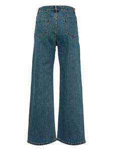 B+ab mid-rise wide-leg jeans - Blauw