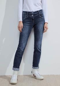 Cecil Slim fit jeans met turn-up-pijpen