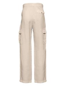 120% Lino linen cargo trousers - Beige