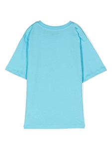 Moschino Kids Teddy Bear cotton T-shirt - Blauw