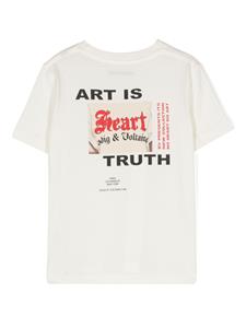 Zadig & Voltaire Kids logo-print cotton T-shirt - Wit