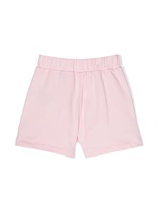 Balmain Kids elasticated cotton shorts - Roze