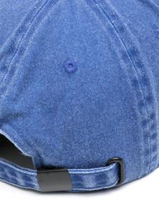 Versace Jeans Couture logo-embroidered denim cap - Blauw