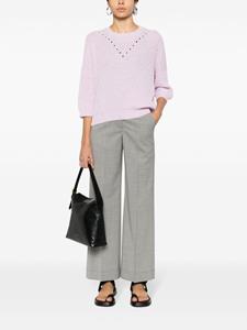 Peserico pressed-crease tailored trousers - Grijs