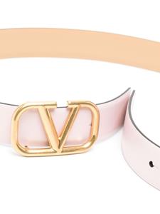 Valentino Garavani VLogo leather belt - Roze