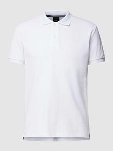Geox Poloshirt met zijsplitten, model 'Piquee uni'