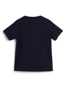 Brunello Cucinelli Kids T-shirt met logoprint - Blauw