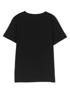Balmain Kids Katoenen T-shirt - Zwart