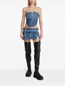 Dion Lee denim toolbelt skirt - Blauw