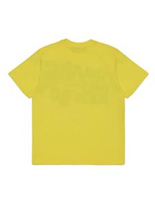 Dsquared2 Kids T-shirt met logoprint - Geel