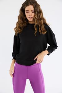 Studio Anneloes Casey sport sweater - black - 09503