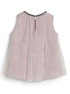 Brunello Cucinelli Kids Hemd met bloemenprint - Roze