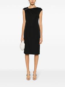 Lauren Ralph Lauren Midi-jurk met schakelketting - Zwart