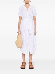 Daniela Gregis Midi-jurk met gekreukt effect - Wit