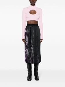 Versace Jeans Couture Watercolour Couture midi skirt - Zwart