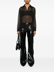 Alberta Ferretti Flared broek - Zwart