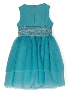 Simonetta Tulen jurk met rok - Blauw