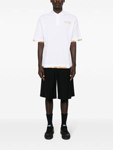 Versace Jeans Couture Poloshirt met geborduurd logo - Wit