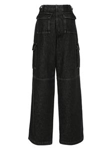 Coperni mid-rise wide-leg jeans - Zwart