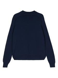 BODE knitted cashmere polo shirt - Blauw
