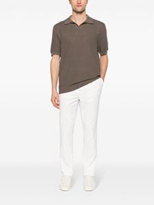 Zegna Katoenen poloshirt - Bruin