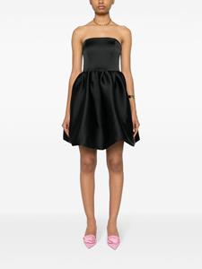 P.A.R.O.S.H. Satijnen mini-jurk - Zwart