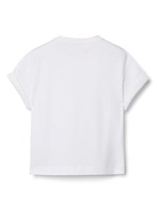 Brunello Cucinelli Kids T-shirt met zak - Wit