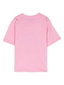 Moschino Kids Teddy Bear katoenen T-shirt - Roze