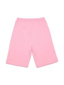 Marni Kids logo-print cotton shorts - Roze