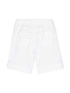 Il Gufo Bermuda shorts met trekkoord - Wit