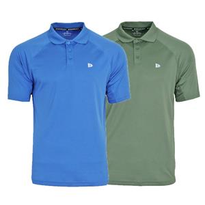 Donnay Donnay Heren - 2-Pack - Sport Polo Bjorn - True Blue & Jungle Green