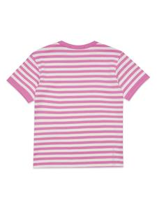 MAX&Co. Kids Gestreept katoenen T-shirt - Roze