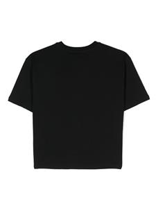 Pinko Kids Katoenen T-shirt met logoprint - Zwart