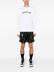 Moncler Katoenen sweater met logoprint - Wit