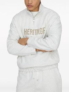 Brunello Cucinelli Gemêleerde sweater met logoprint - Wit
