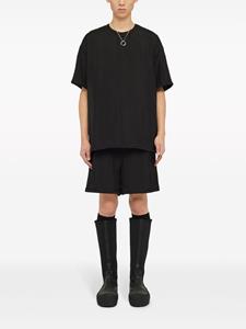 Jil Sander Shorts met gespsluiting - Zwart