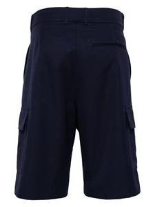 Drôle De Monsieur mid-rise twill cargo shorts - Blauw