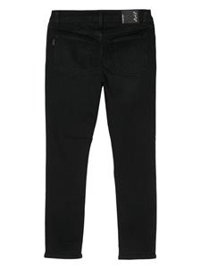 Haikure stone-wash tapered jeans - Zwart