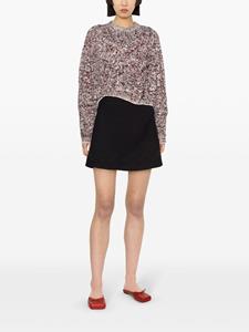 Patou Iconic tweed miniskirt - Zwart