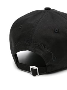 Dsquared2 Katoenen honkbalpet met geborduurd logo - Zwart