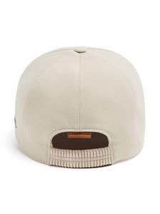 Zegna Pet met logoplakkaat van katoenblend - Beige