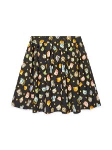Moschino Kids Teddy Bear-print skirt - Zwart