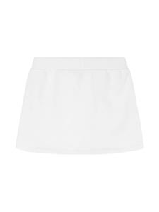 Moschino Kids logo-print mini skirt - Wit