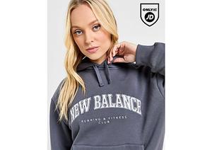 New Balance Logo Hoodie - Navy- Dames