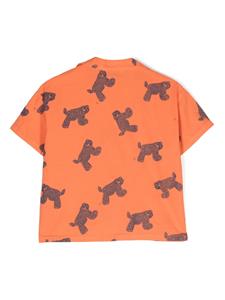 Bobo Choses Bowlingshirt met print - Oranje