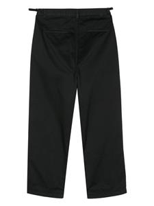 Haikure high-waist tapered trousers - Zwart