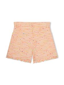 Givenchy Kids Tweed shorts met monogram - Roze