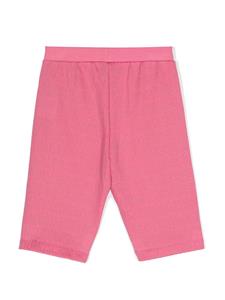 Moschino Kids Shorts met jacquard logo - Roze