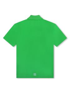 Givenchy Kids Katoenen poloshirt met geborduurd logo - Groen