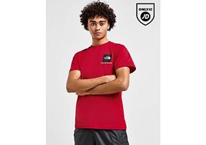 The North Face Fine Box Logo T-Shirt - Red- Heren